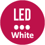 White Integrated LED